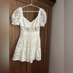 Hello Molly Ivory Lace Dress